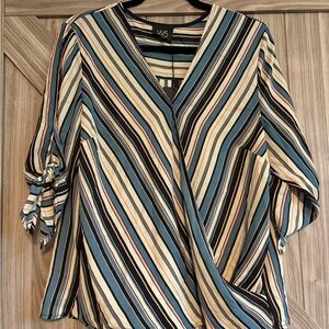 W5 Women's Multicolor Striped Blouse